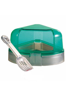 WC pro hlodavce rohové kryté 14x8x11cm TR