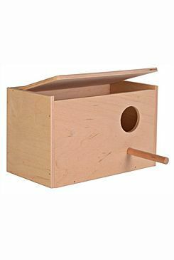 Budka hnízdící pro andulky 21x13x12cm dřevěná TR