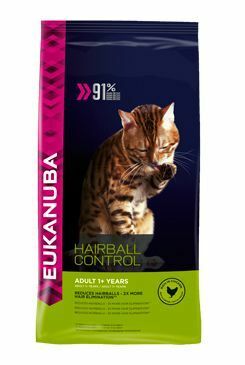 Eukanuba Cat Adult Hairball Control Chicken 2 kg