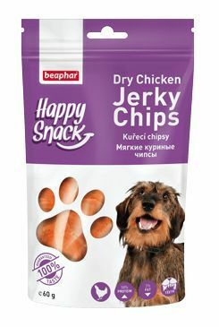 Pochoutka Happy Snack Dog kuřecí chipsy 60g