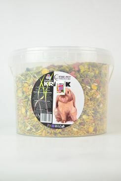 FINE PET Zakrslý Králík Premium vědro 1,7kg