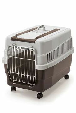 Přepravka IMAC na kolečkách plastová hnědá 60x40x45cm