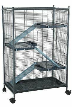 Klec hlodavec INDOOR 2 Maxi Loft modrá/šedá Zolux