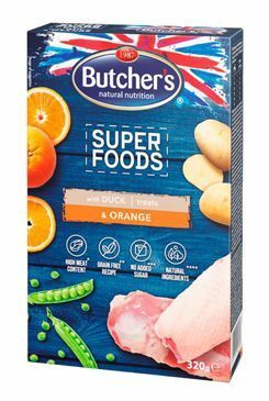 Butcher's Dog Superfoods GF kachna+pomeranč 320g