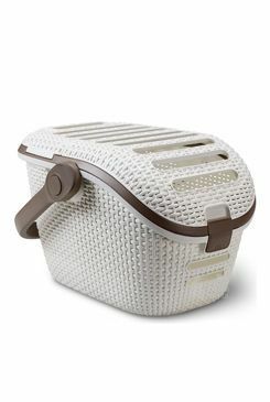 Curver Přepravka Rattan 51x38x33cm mocha