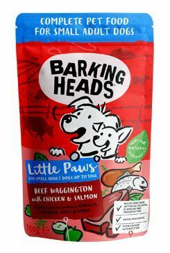 BARKING HEADS Little Paws Beef&Chick&Salm kapsa 150g