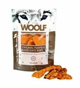 WOOLF pochoutka Chicken, Pumpkin and Oats Bone 100g