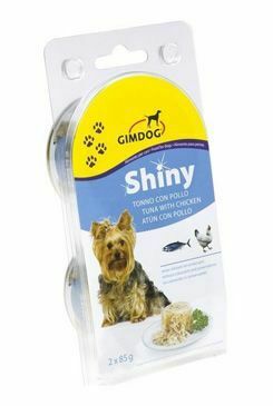Gimdog ShinyDog konz. tuňák+kuře 2x85g