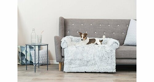 Pelech HARVEY s ochranou nábytku 70x90cm bílá/černá TR