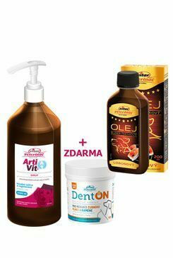 VITAR ArtiVit Sirup 1000ml+DentON100g+losos olej 200ml