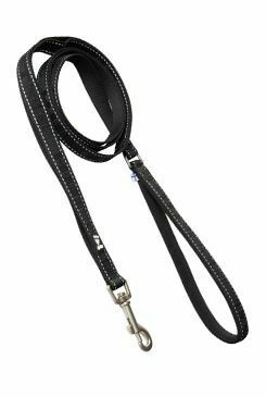 Vodítko Hurtta Casual Reflective ECO černé 180cm/20mm