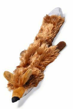 Hračka pes Liška pískací Flatino 26cm plyš KAR