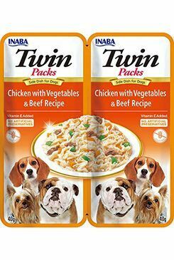 Churu Dog Twin Packs Chick&Veg.&Beef in Broth 2x40g