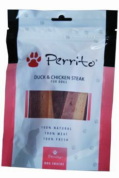 Perrito Duck&Chicken Steak pro psy 100g