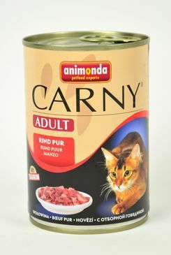 Animonda konz. kočka CARNY Adult hovězí 400g