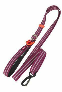Vodítko pes BIVOUAK nastavitelné 25mm/1,15-2m červ Zol