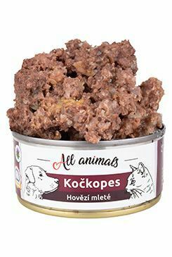 All Animals kočkopes konz. Hovězí mleté 100g