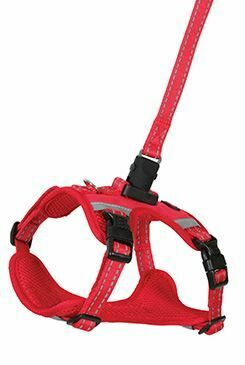 Postroj pes s vodítkem 2m CLIP&GO červená XL Zolux