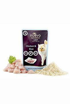 Nuevo kočka kapsa Light Kuřecí s rýží 85g