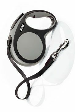 Vodítko Flexi Comfort L pásek 5m/60kg šedá