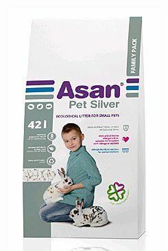 Podestýlka ASAN Pet Silver pro hlodavce 42l