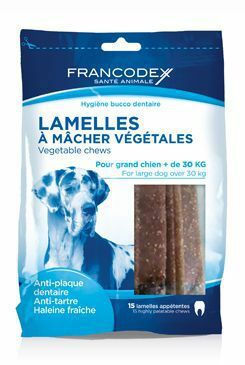 Francodex Weggy žvýkací plátky L pes 490g 15ks