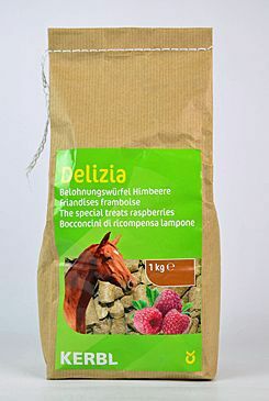 Pochoutka pro koně DELIZIA malina 1kg