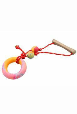 Hračka pes Kruh aport. guma plovací Vanilk. velký  SP