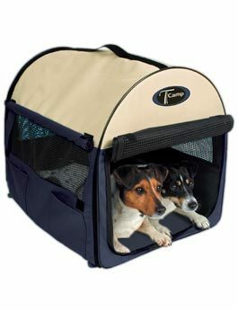 Přepravka T-camp MobileKennel 70x75x95cm nylon šedá TR