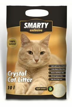 Podestýlka Smarty Exclusive silikát, jablko 10l