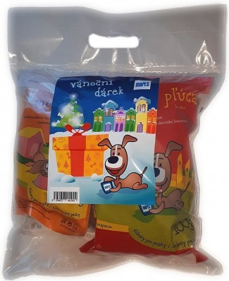 Pochoutka sušená MAPES vánoční dárek 4v1 pro větší psy