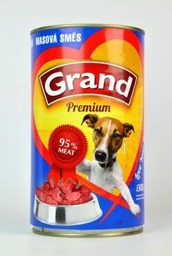 GRAND konz. pes masová směs 1300g
