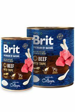 Brit Premium Dog by Nature konz Beef&Tripes 400g
