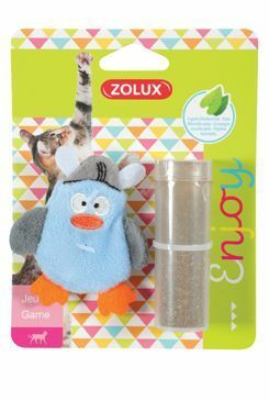 Hračka kočka PIRATE plnící+šanta modrá Zolux