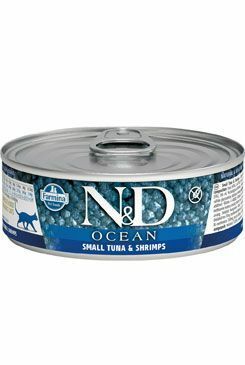 N&D GF CAT OCEAN Adult Small Tuna & Shrimps 80g