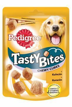 Pedigree poch.Tasty Minis Chewy Cubes Chicken&Duck 130g