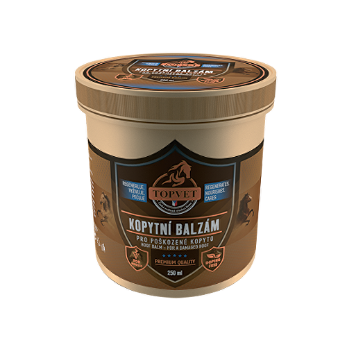Kopytní balzám pro poškozené kopyto TOPVET 250ml