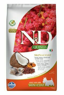 N&D Quinoa DOG Skin&Coat Herring Adult Mini 2,5kg