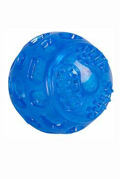 Hračka pes Míč 7,5cm TPR guma svítící