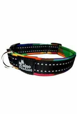 Obojek DINOFASHION reflexní Sancho softshell 55/2,5cm