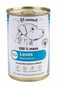 All Animals DOG konz. Losos mletý 400g