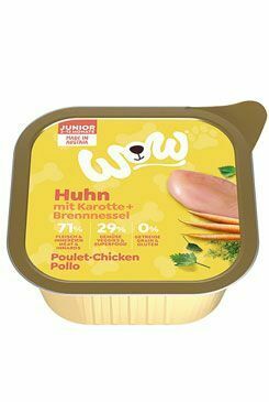 WOW paštika Junior kuřecí s karotkou 150g