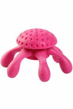 Hračka pes OCTOPUS MINI plov. z TPR pěny, růžová KW