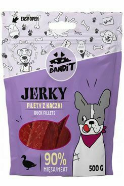 VetExpert Mr.Bandit pochoutka JERKY kachní filety 80g