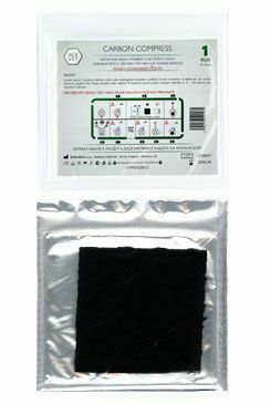 Kompres ACAVET karbonové krytí 10x10cm 1ks