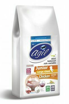 Agil Junior Large&Giant Low Grain Chick&Lamb&Tuna 2kg