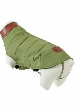Obleček prošívaná bunda pro psy LONDON khaki 55cm Zolux