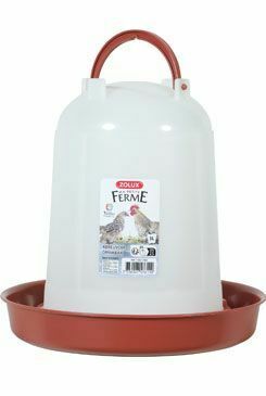Žlab pitný pro drůbež 3l červená Zolux