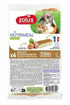 Poch. NUTRIMEAL Cookies hlodavci oříšky 6ks Zolux