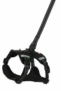 Postroj pes s vodítkem 2m CLIP&GO černá XL Zolux